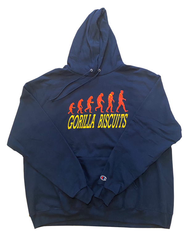 【完売】【USED】【早い者勝ち！】【XXL】Gorilla Biscuits /ゴリラ・ビスケッツ - Start Today プルオーバーパーカー(ネイビー)