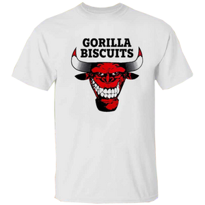 【即納数量限定】【早い者勝ち】Gorilla Biscuits / ゴリラ・ビスケッツ - Bulls Tシャツ (ホワイト)