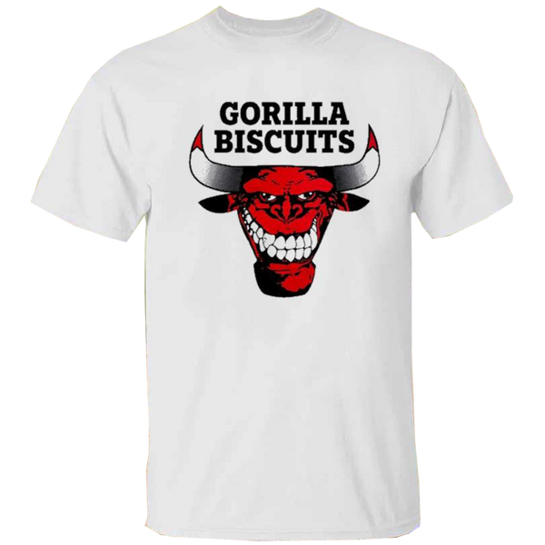 【即納数量限定】【早い者勝ち】Gorilla Biscuits / ゴリラ・ビスケッツ - Bulls Tシャツ (ホワイト)