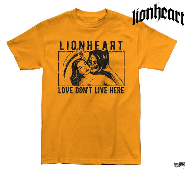 【お取り寄せ】Lionheart / ライオンハート - Love Don't Reaper Tシャツ(イエロー)3XLあり