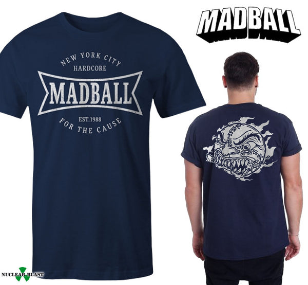 【お取り寄せ】Madball / マッドボール - For The Cause Tシャツ(ネイビー)