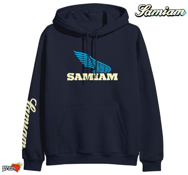 【お取り寄せ】Samiam / サマイアム - Wings プルオーバーパーカー(ネイビー)