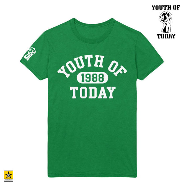 【お取り寄せ】Youth Of Today /ユース・オブ・トゥデイ - 1988 Tシャツ(グリーン)