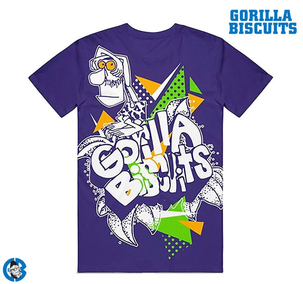 【ラスト1枚】Gorilla Biscuits / ゴリラ・ビスケッツ - Demo Tシャツ(パープル) XXLのみ