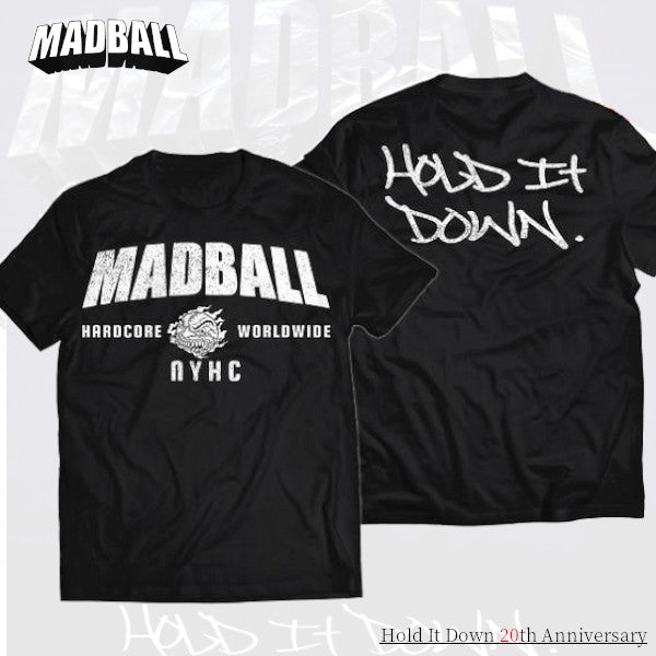 【お取り寄せ】Madball / マッドボール - Hold It Down 2020 - Premium Tシャツ(ブラック)【20周年記念】