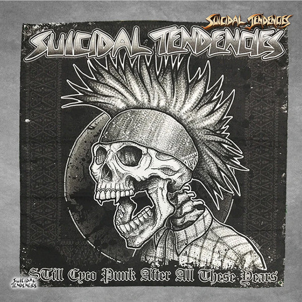 【品切れ】【お取り寄せ】Suicidal Tendencies /スイサイダル・テンデンシーズ - Still Cyco Punk バナー・フラッグ(ブラック)
