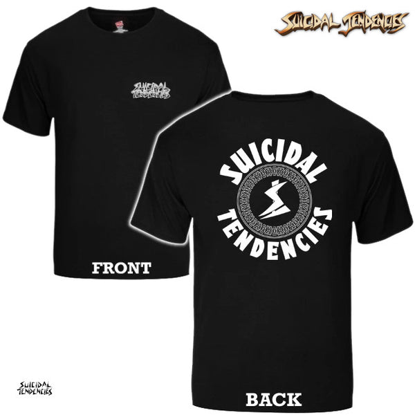【品切れ】【お取り寄せ】期間限定 Suicidal Tendencies /スイサイダル・テンデンシーズ - Cyclone Logo Tシャツ(ブラック)
