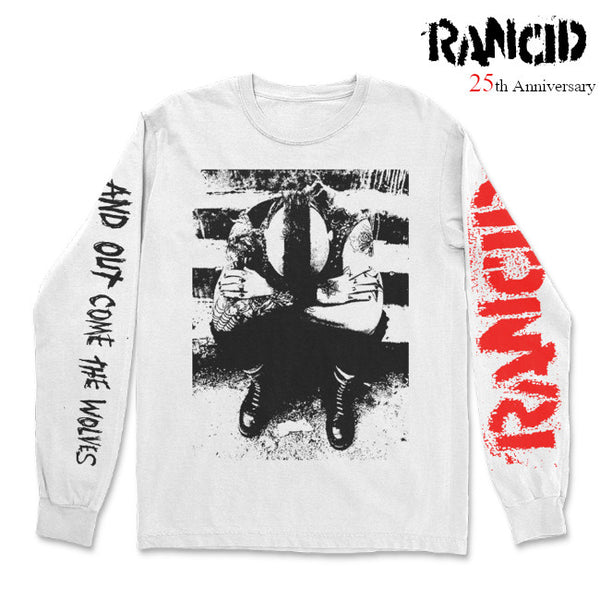 【お取り寄せ】【25周年】RANCID / ランシッド - AOCTW 25th Anniversary ロングスリーブ・長袖シャツ (ホワイト)