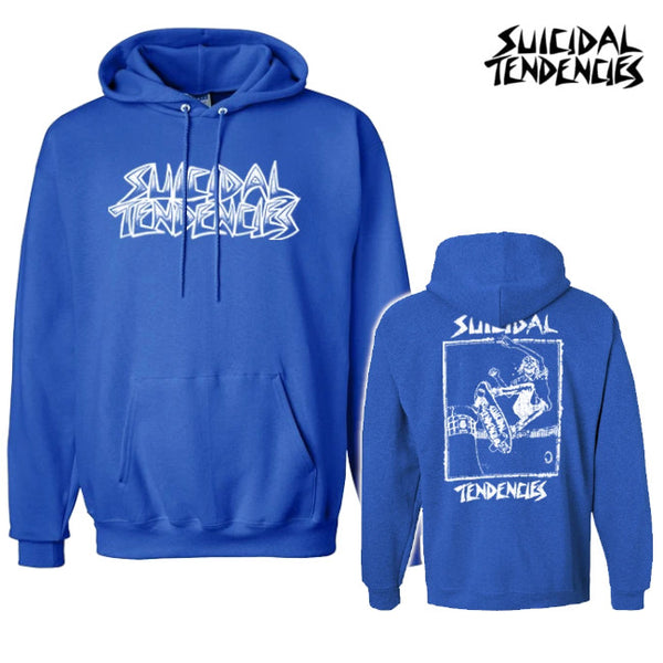 【期間限定】 Suicidal Tendencies /スイサイダル・テンデンシーズ - Skater プルオーバーパーカー(ブルー)