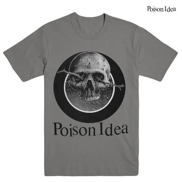 【お取り寄せ】Poison Idea / ポイズン・アイディア - SKULL Tシャツ(グレー)