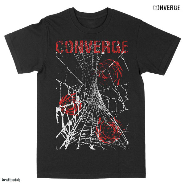 【お取り寄せ】Converge / コンヴァージ - Web Of Love Tシャツ(ブラック)