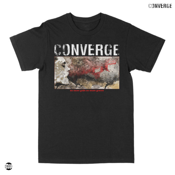 【お取り寄せ】Converge / コンヴァージ - NO MORE GODS NO MORE GRAVES Tシャツ(ブラック)