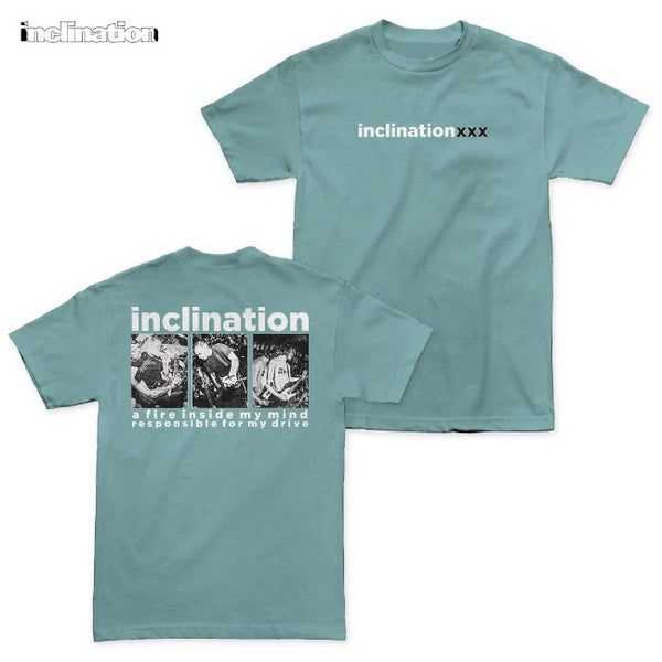 Inclination / インクリネイション - FIRE Tシャツ(ブルー)