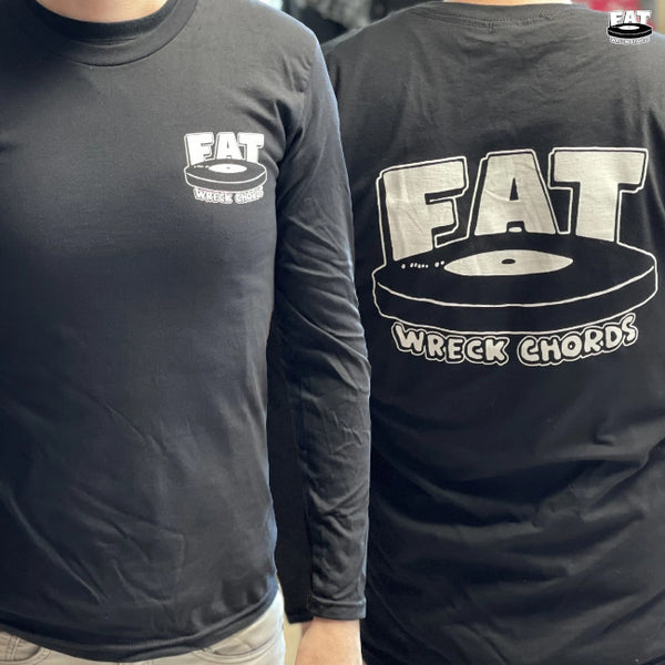 【品切れ】FAT Wreck Chords / ファット・レック・コーズ - Logo ロングスリーブ(ブラック)