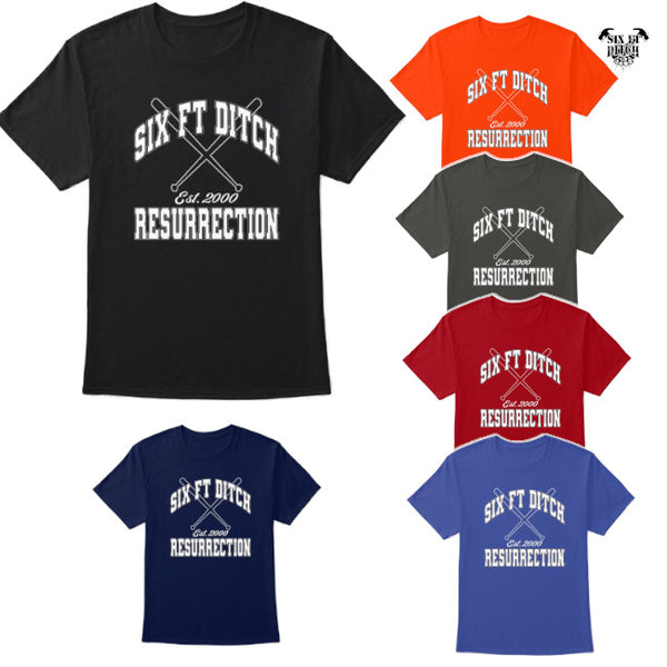 【品切れ】Six Ft Ditch / シックス・フィット・ディッチ - RESURRECTION Tシャツ(6色展開)