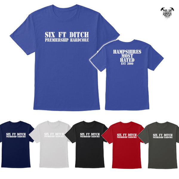 【品切れ】Six Ft Ditch / シックス・フィット・ディッチ - PREMIERSHIP Tシャツ(6色展開)