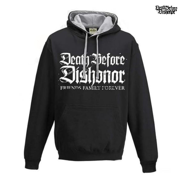 【お取り寄せ】Death Before Dishonor / デス・ビフォー・ディスオナー - Friends Family Forever プルオーバーパーカー(ブラック)