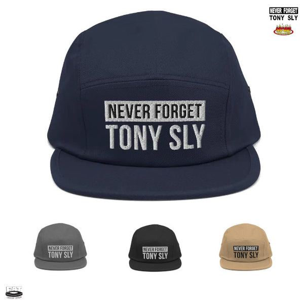 【お取り寄せ】Tony Sly / トニー・スライ - Never Forget 5パネル・ジェットキャップ(4カラー)