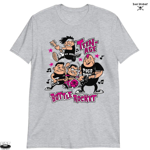 【お取り寄せ】Teenage Bottlerocket / ティーンエイジ・ボトルロケット - Flintstones Tシャツ(グレー)