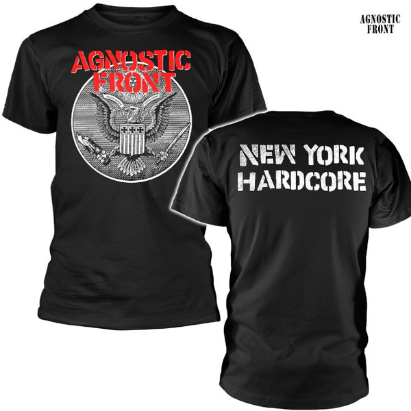 【お取り寄せ】Agnostic Front / アグノスティック フロント - AGAINST ALL EAGLE Tシャツ (ブラック)