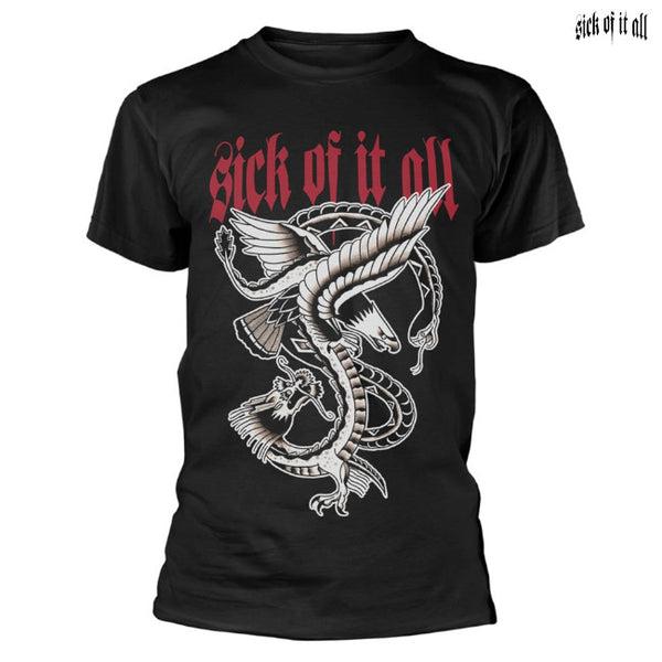 【お取り寄せ】Sick of It All / シック・オブ・イット・オール Eagle Tシャツ(ブラック)