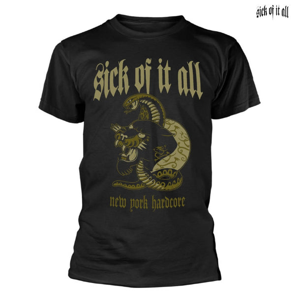【お取り寄せ】Sick of It All / シック・オブ・イット・オール PANTHER Tシャツ(ブラック)
