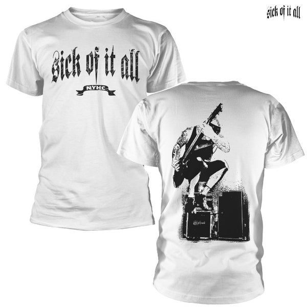 【お取り寄せ】Sick of It All / シック・オブ・イット・オール PETE Tシャツ(ホワイト)