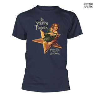 【お取り寄せ】Smashing Pumpkins / スマッシング・パンプキンズ - MELLON COLLIE Tシャツ(ネイビー)