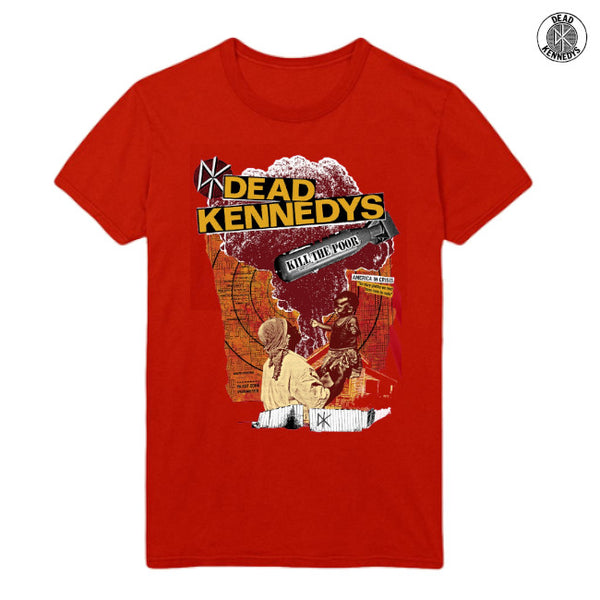【お取り寄せ】Dead Kennedys / デッド・ケネディーズ - KILL THE POOR Tシャツ(レッド)