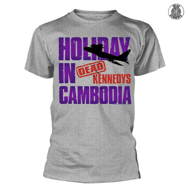 【お取り寄せ】Dead Kennedys / デッド・ケネディーズ - HOLIDAY IN CAMBODIA 2 Tシャツ(グレー)