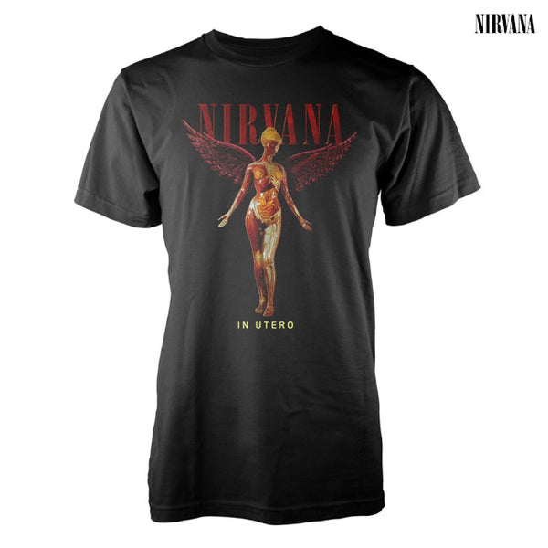 【お取り寄せ】Nirvana / ニルヴァーナ - IN UTERO Tシャツ(ブラック)