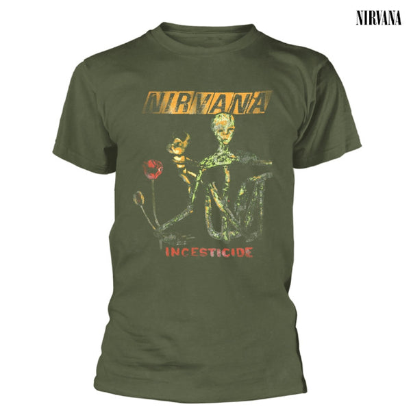 【お取り寄せ】Nirvana / ニルヴァーナ - INCESTICIDE Tシャツ(グリーン)