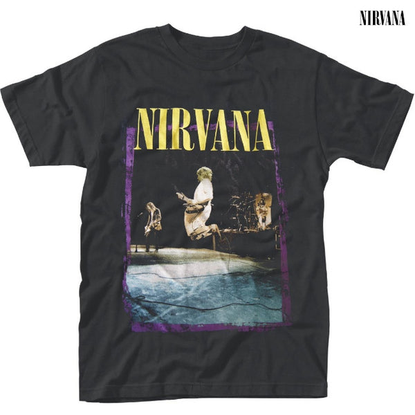 【お取り寄せ】Nirvana / ニルヴァーナ - STAGE JUMP Tシャツ(ブラック)