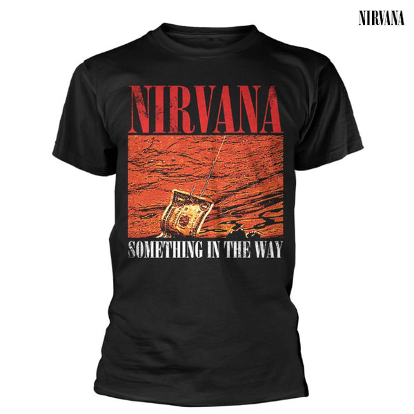 【お取り寄せ】Nirvana / ニルヴァーナ - SOMETHING IN THE WAY Tシャツ(ブラック)
