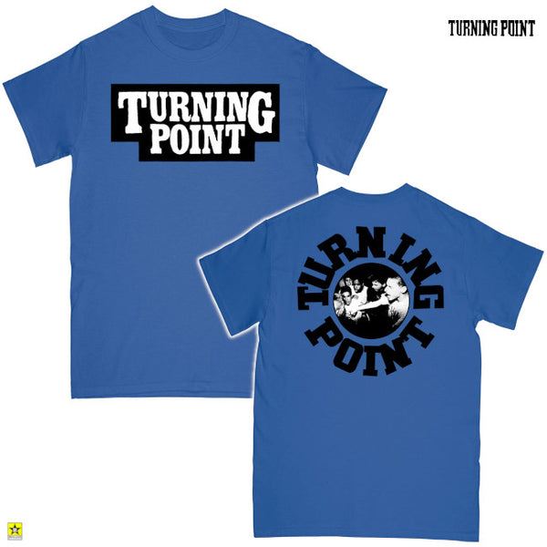 【お取り寄せ】Turning Point / ターニング・ポイント- BLOCK LETTERS Tシャツ(ブルー)