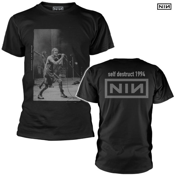 【お取り寄せ】Nine Inch Nails / ナイン・インチ・ネイルズ - SELF DESTRUCT '94 Tシャツ(ブラック)