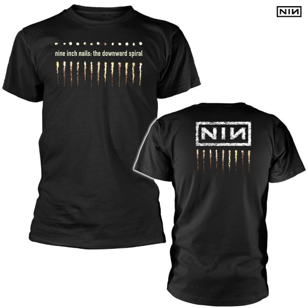 【お取り寄せ】Nine Inch Nails / ナイン・インチ・ネイルズ - THE DOWNWARD SPIRAL Tシャツ(ブラック)