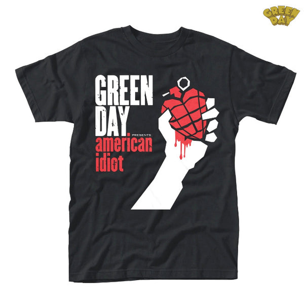 【お取り寄せ】Green Day / グリーン・デイ - AMERICAN IDIOT Tシャツ(ブラック)