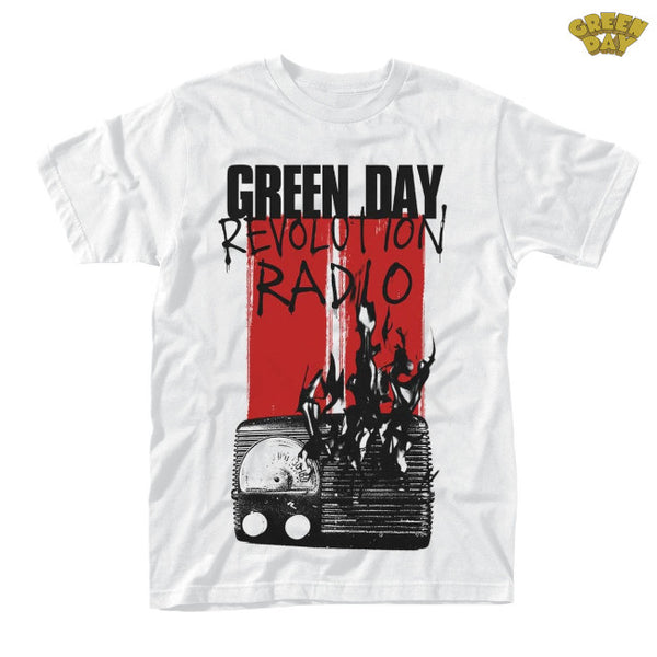 【お取り寄せ】Green Day / グリーン・デイ - RADIO COMBUSTION Tシャツ(ホワイト)