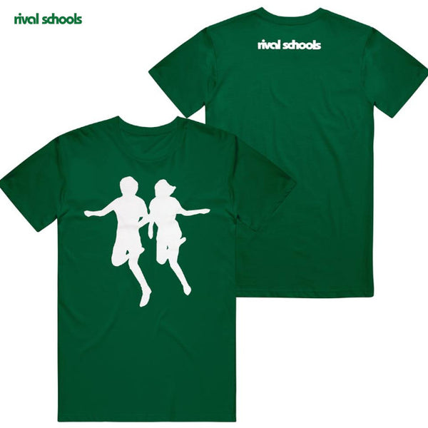 【お取り寄せ】Rival Schools / ライヴァル・スクールズ - Running Logo Tシャツ (グリーン)