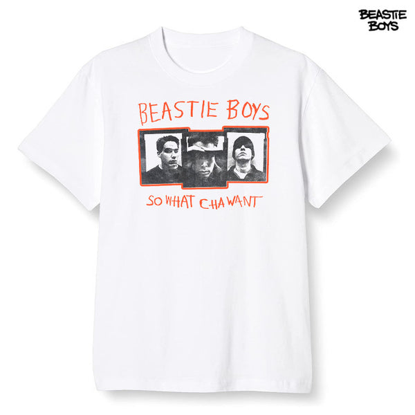 【お取り寄せ】Beastie Boys /ビースティー・ボーイズ - SO WHAT CHA WANT Tシャツ (ホワイト)