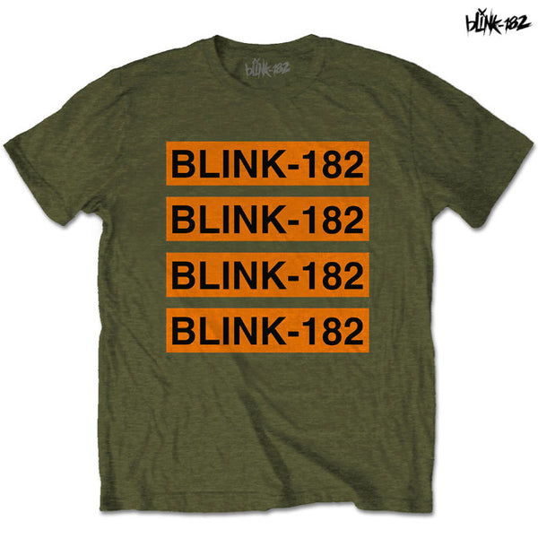 【お取り寄せ】Blink 182 / ブリンク 182 - LOG REPEAT Tシャツ (ミリタリーグリーン)