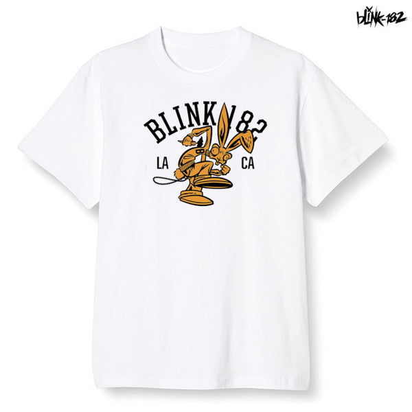 【お取り寄せ】Blink 182 / ブリンク 182 - COLLEGE MASCOT Tシャツ (ホワイト)