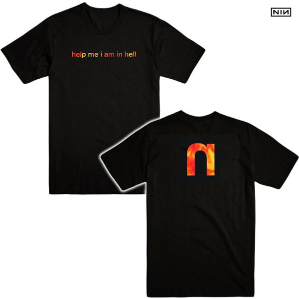 【お取り寄せ】Nine Inch Nails / ナイン・インチ・ネイルズ - HELP ME Tシャツ(ブラック)