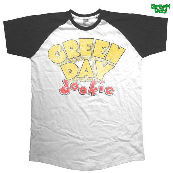 【お取り寄せ】Green Day / グリーン・デイ - DOOKIE ラグランTシャツ(ホワイト)