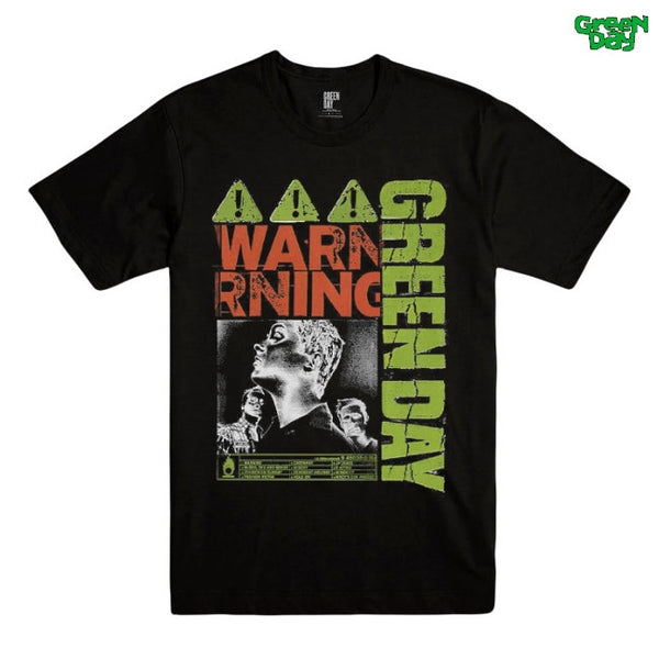 【お取り寄せ】Green Day / グリーン・デイ - WARNING Tシャツ(ブラック)