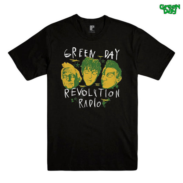 【お取り寄せ】Green Day / グリーン・デイ - SCRIBBLE MASK Tシャツ(ブラック)