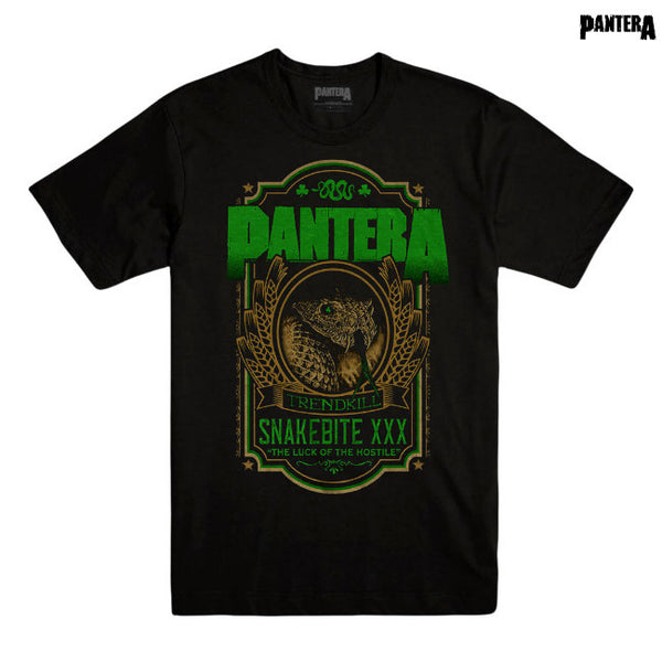 【お取り寄せ】Pantera / パンテラ - SNAKEBITE XXX LABEL Tシャツ(ブラック)
