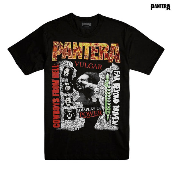 【お取り寄せ】Pantera / パンテラ - 3 ALBUMS Tシャツ(ブラック)