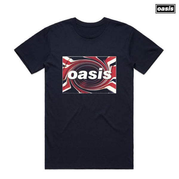 【お取り寄せ】Oasis / オアシス - UNION JACK Tシャツ(ネイビー)